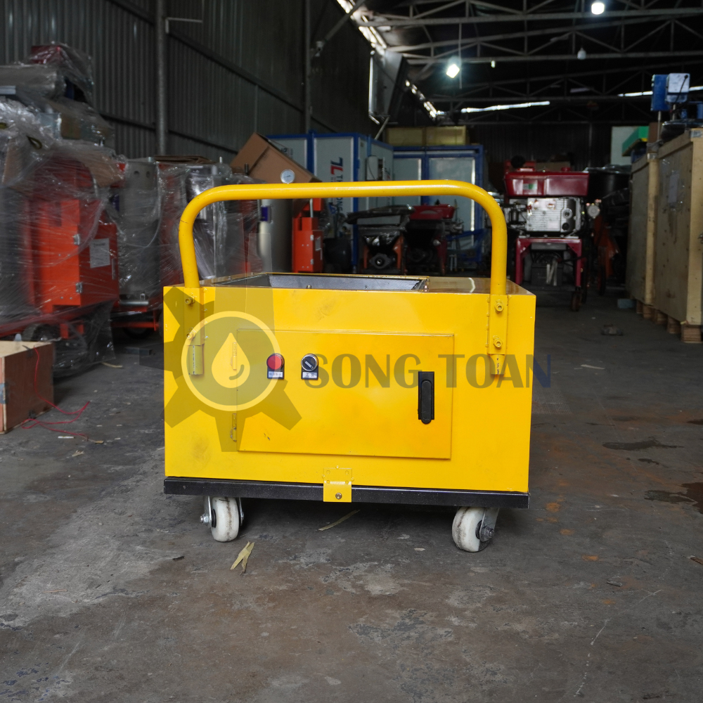 máy bơm bê tông, bơm vữa mini